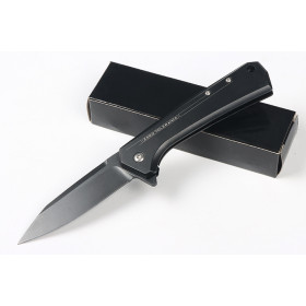 Black Steel Zero Tolerance Black Folding Camping Hunting Knife UD407671